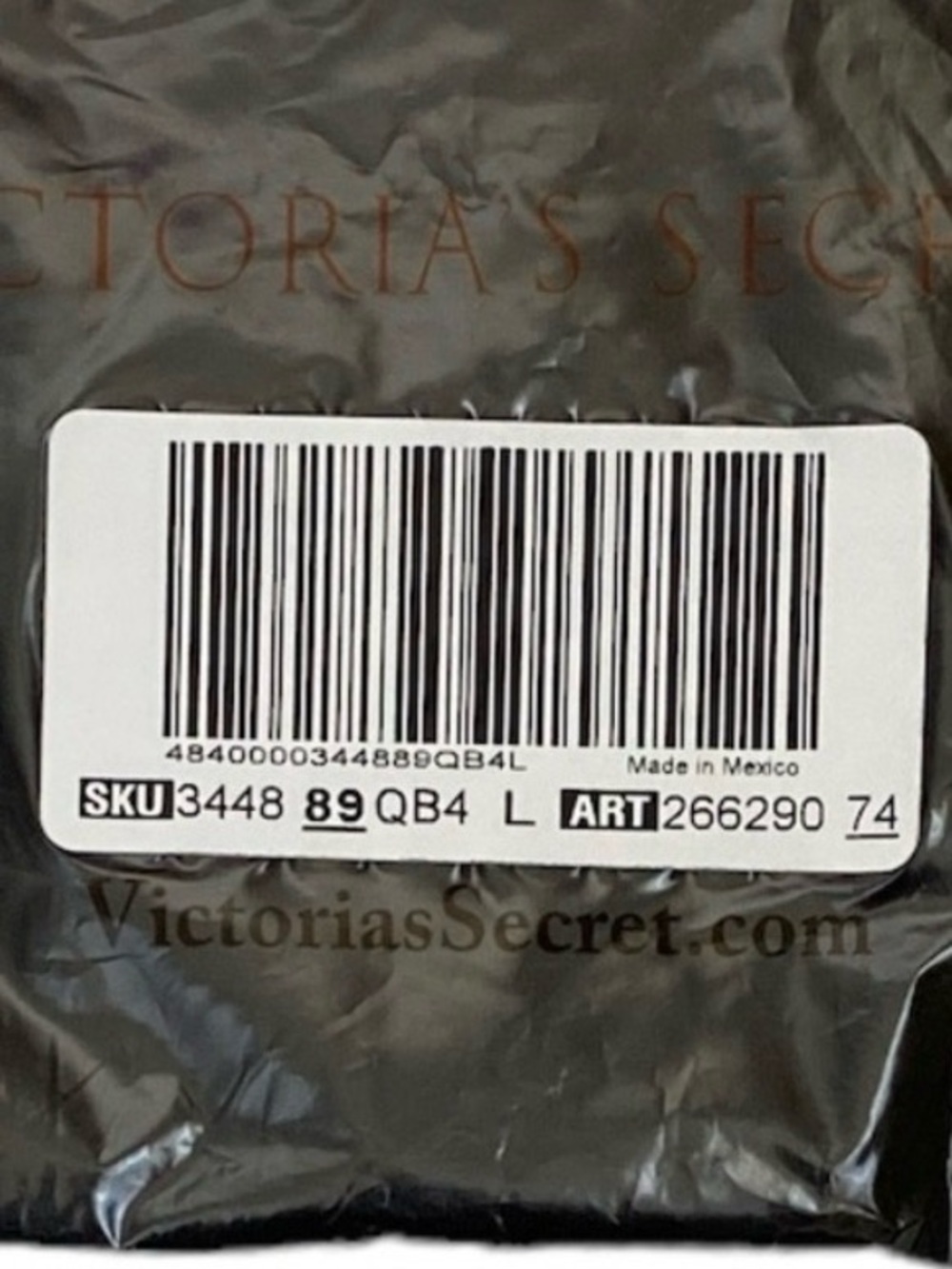 Victoria’s Secret Seamless Bikini Panty in Black Size Large - Picture 2 of 4